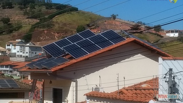 Produção 265 kwhMês – Potencia 2,16 kwp – 10 placas – Itajubá